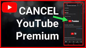 Canceling Youtube Premium