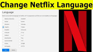Changing Netflix Language